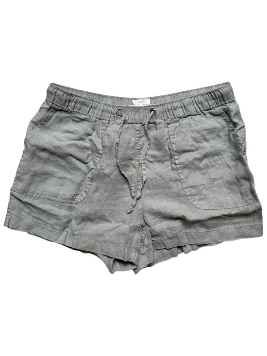 C&C California Pants - C&C California Sage Green Women's Drawstring 100% Linen Shorts
